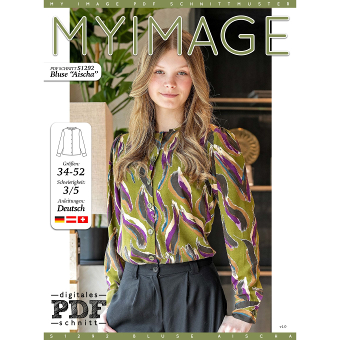 E-book My Image S1292 Blouse Dames Aischa Nederlands