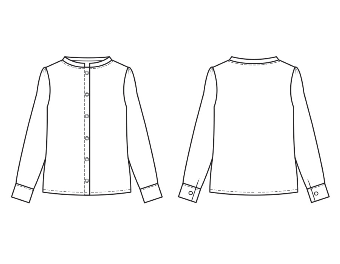 E-book My Image S1292 Blouse Dames Aischa Nederlands