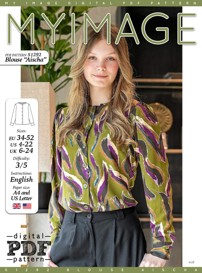 E-book My Image S1292 Blouse Dames Aischa Nederlands