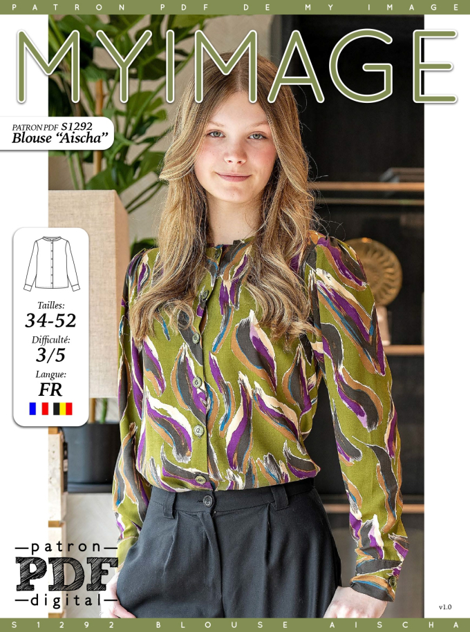 E-book My Image S1292 Blouse Dames Aischa Nederlands