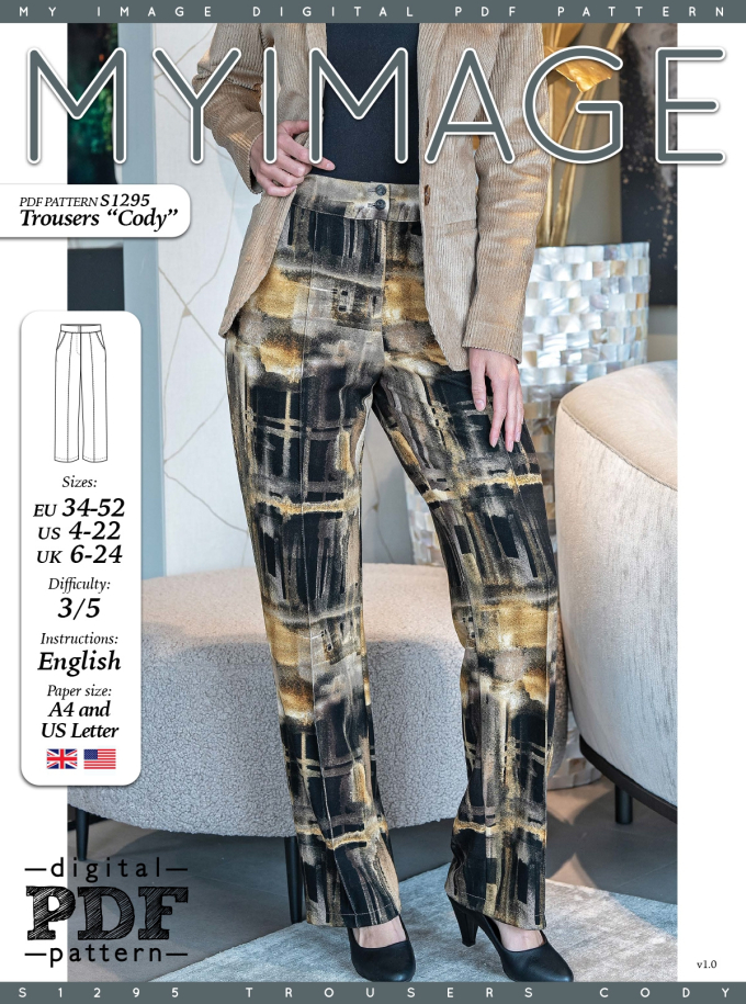 E-book My Image S1295 Broek Ladies Cody, Nederlands