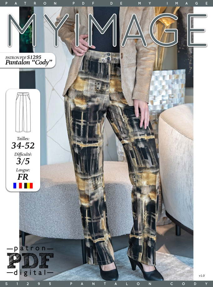 E-book My Image S1295 Broek Ladies Cody, Nederlands