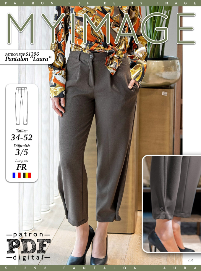 E-book My Image S1296 Broek Dames Laura, Nederlands
