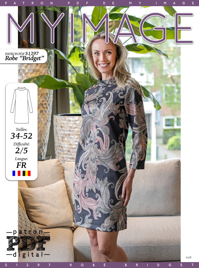 E-book My Image S1297 Jurk Dames Bridget, Nederlands