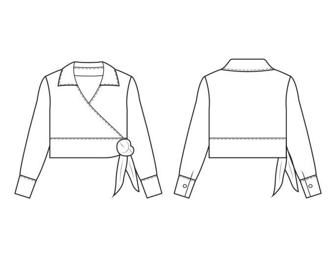 E-book My Image S1303 Blouse Dames Brooke, Nederlands