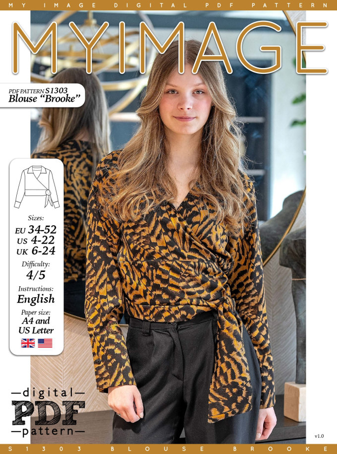 E-book My Image S1303 Blouse Dames Brooke, Nederlands