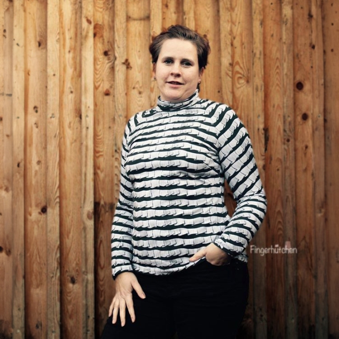 E-book Näähglück Dames Raglan-Shirt Pilvi, Duits