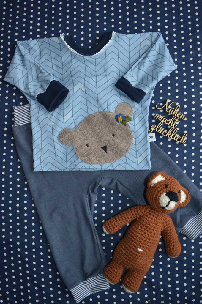E-Book Nähfrosch, Babyshirt Manis, en allemand