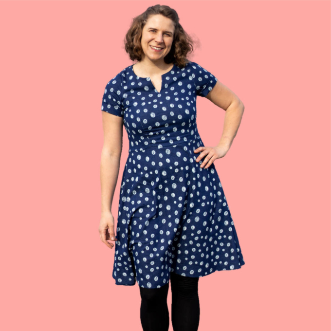 E-Book Nähfrosch Damenkleid KINI, german