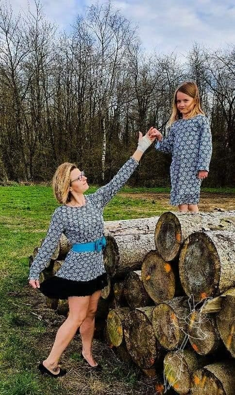 E-Book Nähfrosch Damenkleid Menari, en allemand