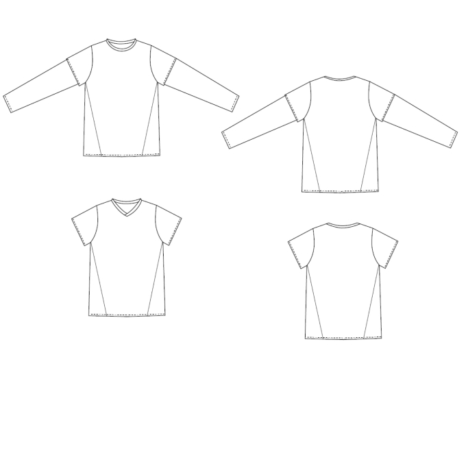 Ebook patron t-shirt femme Keren Nähfrosch, en allemand