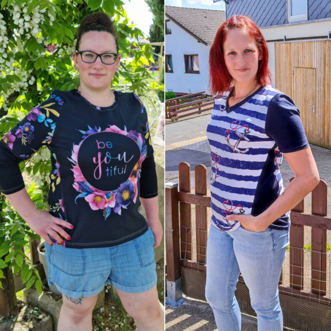 Ebook patron t-shirt femme Keren Nähfrosch, en allemand