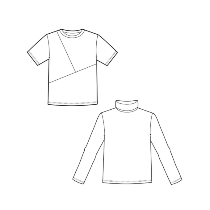 E-book Nähfrosch Kids Shirt SISA, Duits