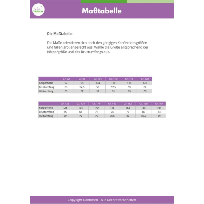 E-Book Nähfrosch Kinder Bolerojacke SEDIKIT, german