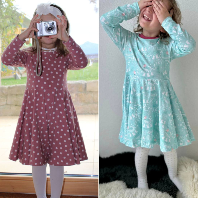 Ebook patron robe enfant Cepat Nähfrosch, en allemand