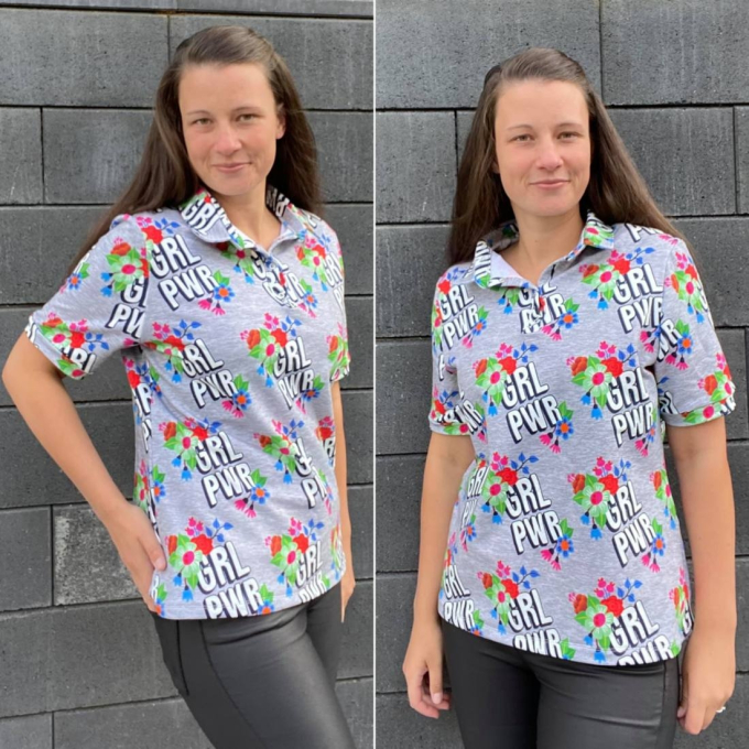 E-Book Nähfrosch NAIK Poloshirt Damen, duits