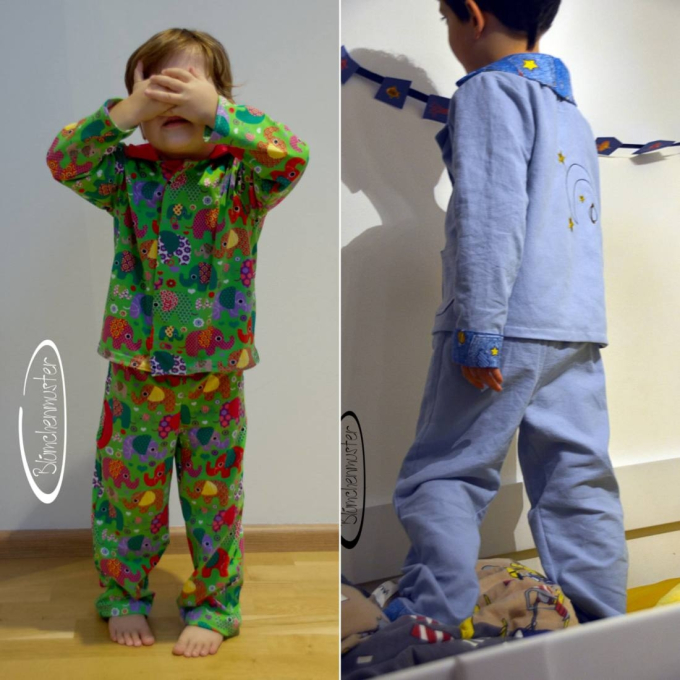 E-Book Nähfrosch Pyjama Tidur Erwachsene Unisex, duits