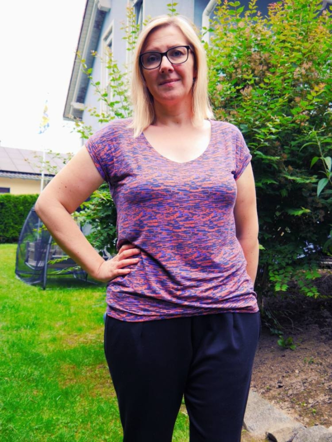 E-Book Nähfrosch, Shirt Sayang Damen, duits