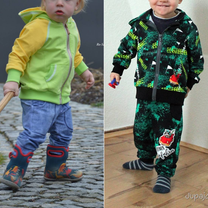 E-Book Nähfrosch Sweatjacke Baby Krim, duits