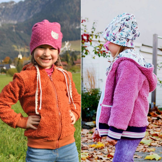 E-Book Nähfrosch Sweatjacke Kinder Jaga