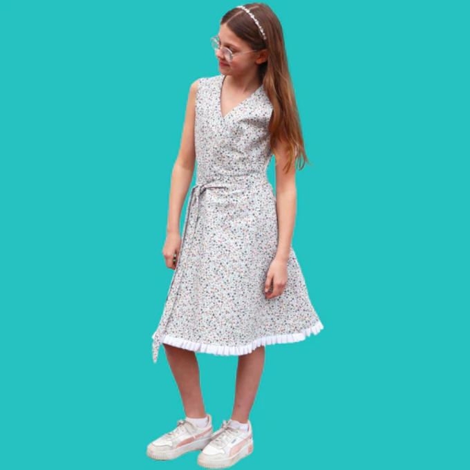 E-Book Nähfrosch Wickelkleid GAYA Kids, german