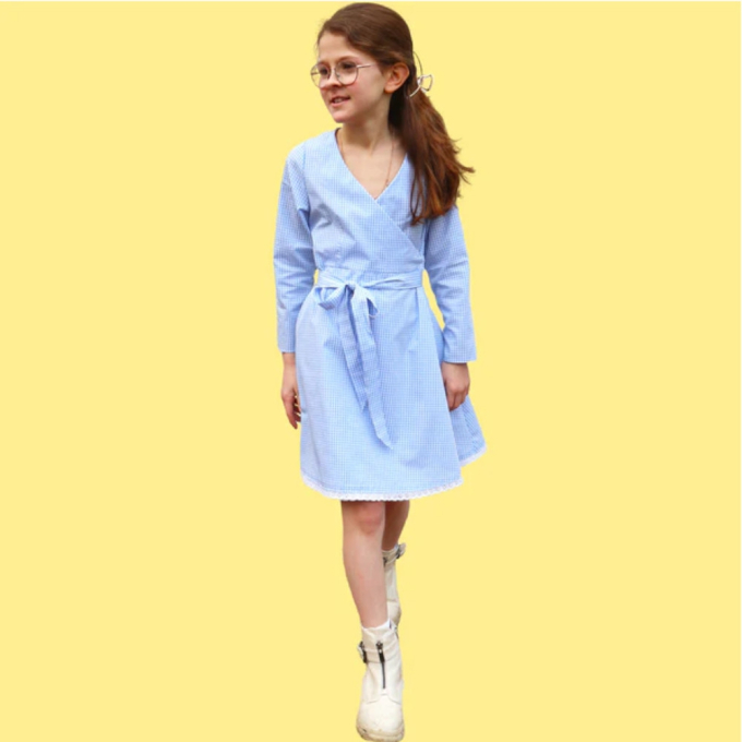 E-Book Nähfrosch Wickelkleid GAYA Kids, german
