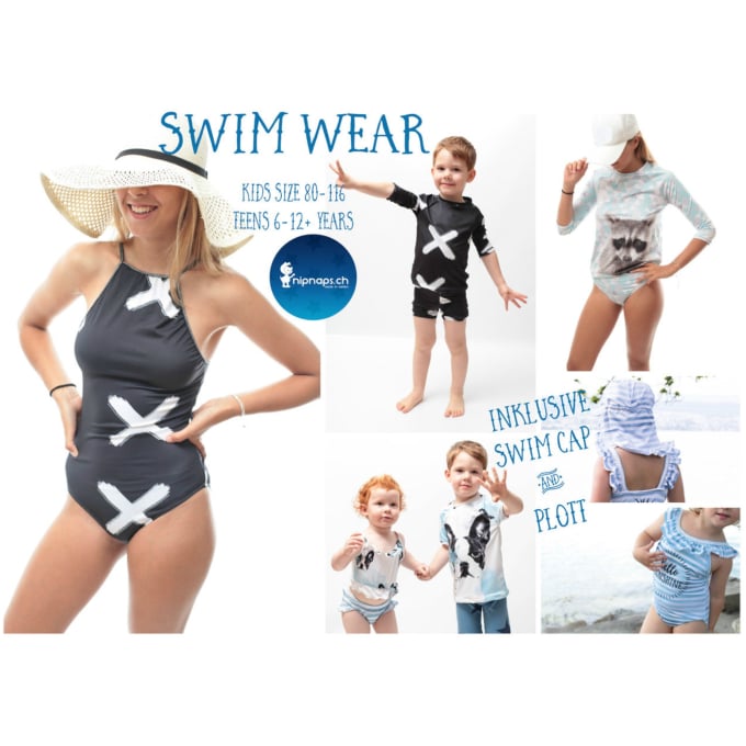 E-Book NipNaps Swimwear Collection Kombi Kid und Teen, german
