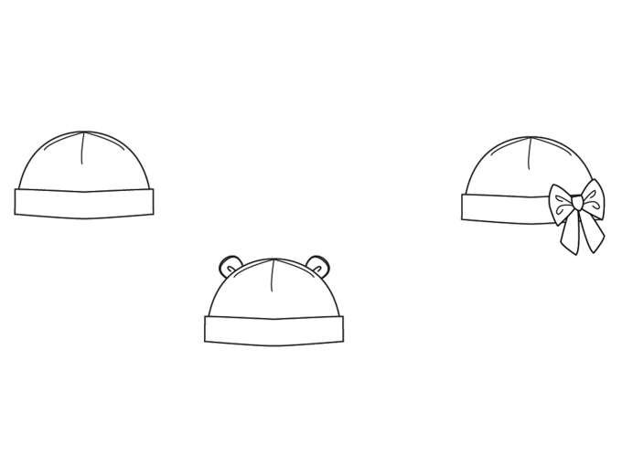 Ebook patron bonnet ourson bébé Orso Patternforkids, en allemand