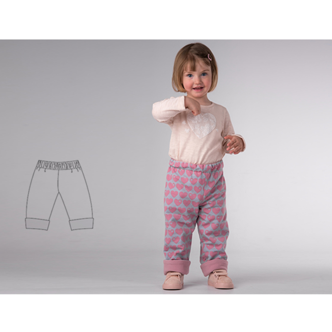 Ebook patron pantalon bébé Fiocco Patternforkids, en allemand