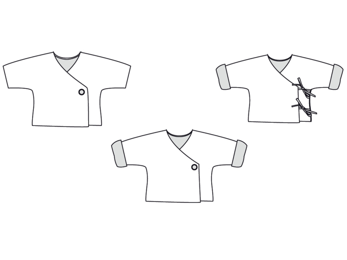 Ebook patron veste bébé Fiorino Patternforkids, en allemand