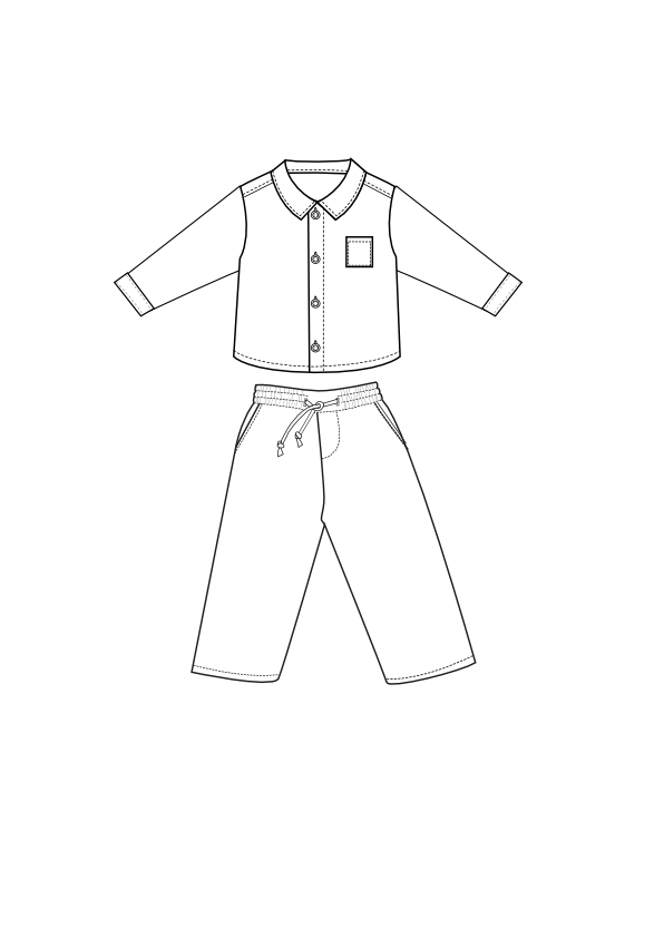 E-Book Patternforkids Tom Shirt + Pants Noah, english