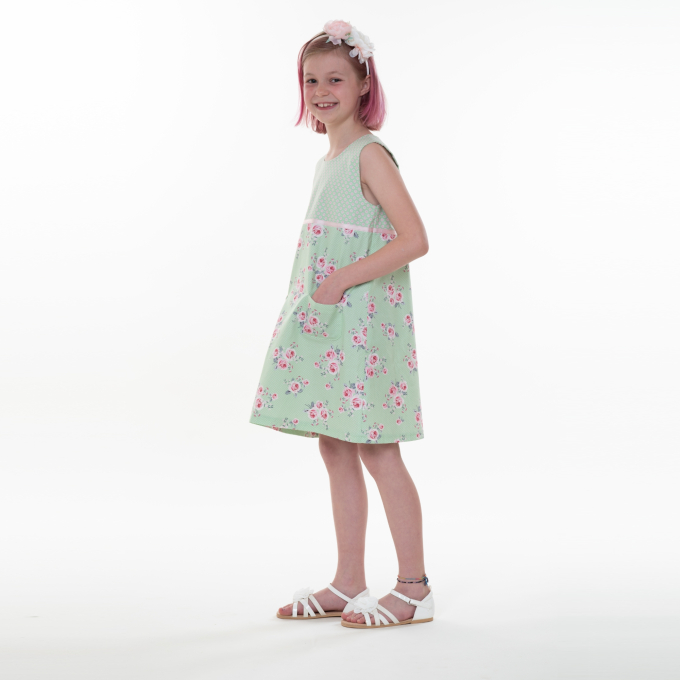 Ebook patron robe enfant Gemma Patternforkids, en allemand