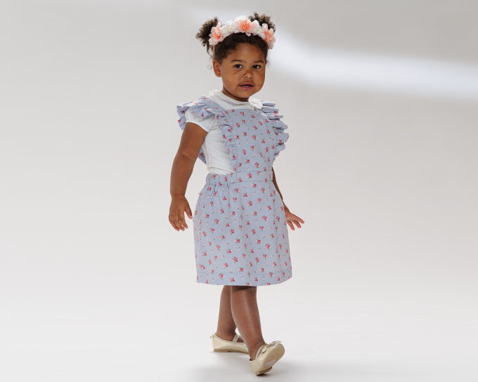 E-Book Patternforkids Latzkleid/Latzrock mit Rüschen im Vintage-Stil „ Livia“