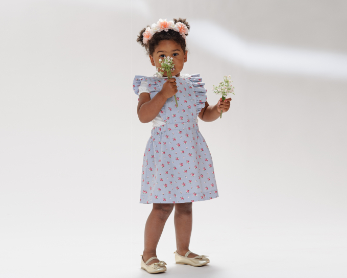 E-Book Patternforkids Latzkleid/Latzrock mit Rüschen im Vintage-Stil „ Livia“