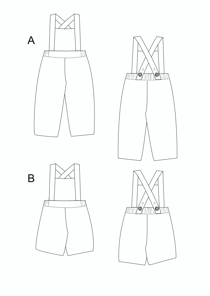 E-Book Patternforkids Max Baby Latzhose, german