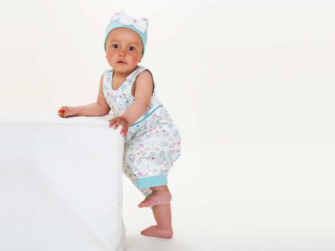 Ebook patron combinaison & bonnet bébé Dolce Patternforkids, en allemand