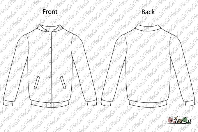 E-Book PiexSu Collegejacke Scola Herren, Duits