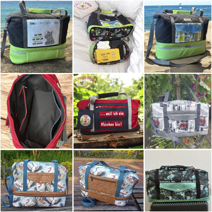 E-Book Piiieps Designs Travel Bag Wanda, English