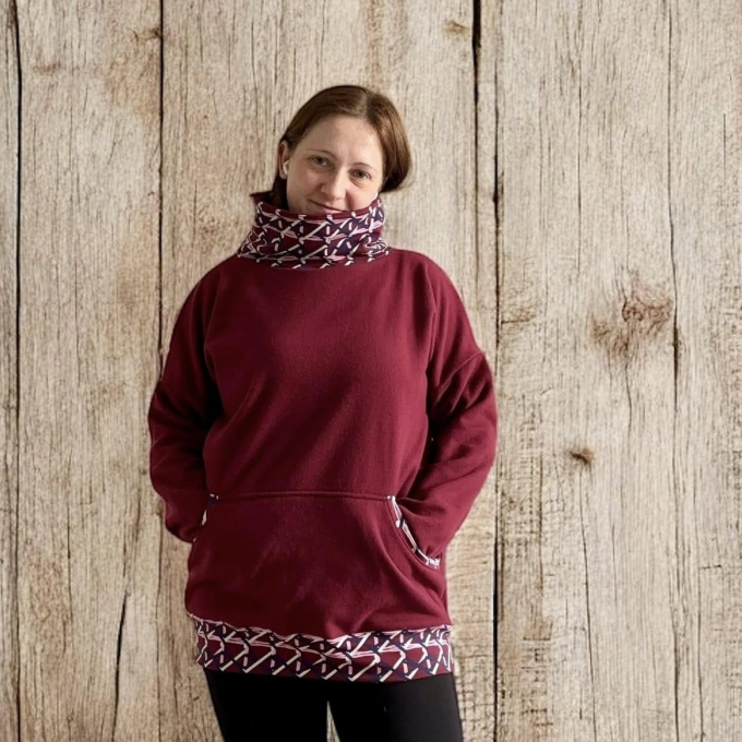 E-book Pixelfux-Mediendesign Hoodie Weites Winter Meer Dames, Duits