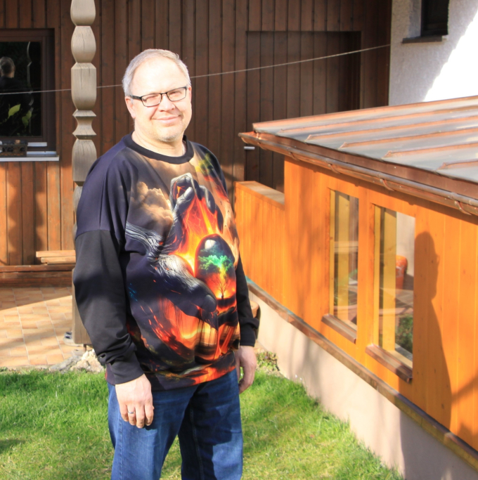 E-Book Pixelfux-Mediendesign Hoodie Weites Winter Meer Herren