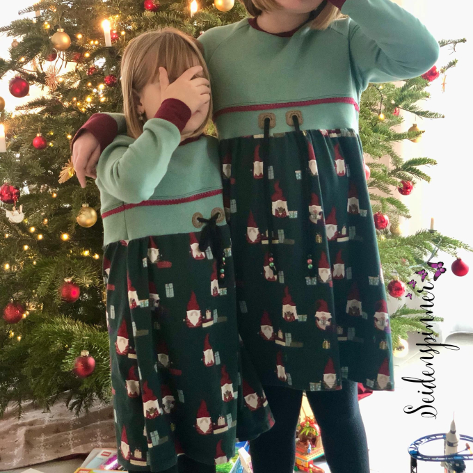 Patron robe enfant pdf 'Winter Glanz' Pixelfux-Mediendesign, en allemand