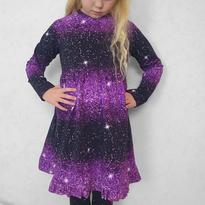 Patron robe enfant pdf 'Winter Glanz' Pixelfux-Mediendesign, en allemand
