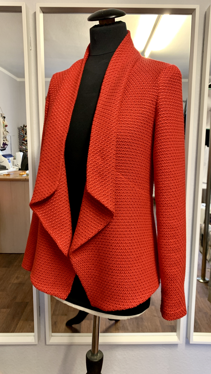 Patron veste femme pdf Viola PrimaRimma, en allemand et anglais