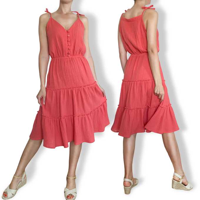 Patron robe femme pdf Alicia PrimaRimma, en allemand & en anglais