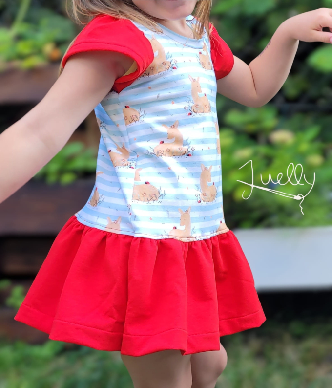 Patron robe / top enfant pdf Aurora Rosalieb & Wildblau, en allemand