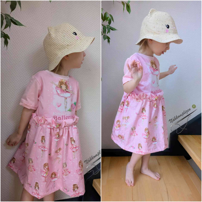 Patron robe enfant pdf Bellflower Rosalieb & Wildblau, en allemand