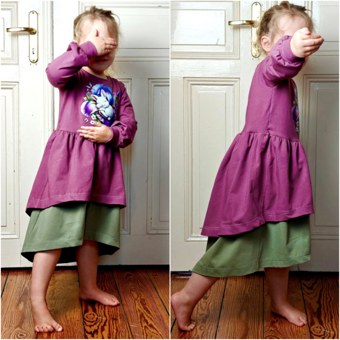 Patron robe enfant pdf Bellflower Rosalieb & Wildblau, en allemand