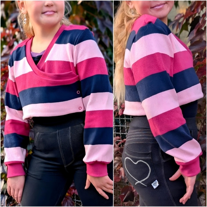 Patron bolero enfant pdf Beatrix Rosalieb & Wildblau, en allemand