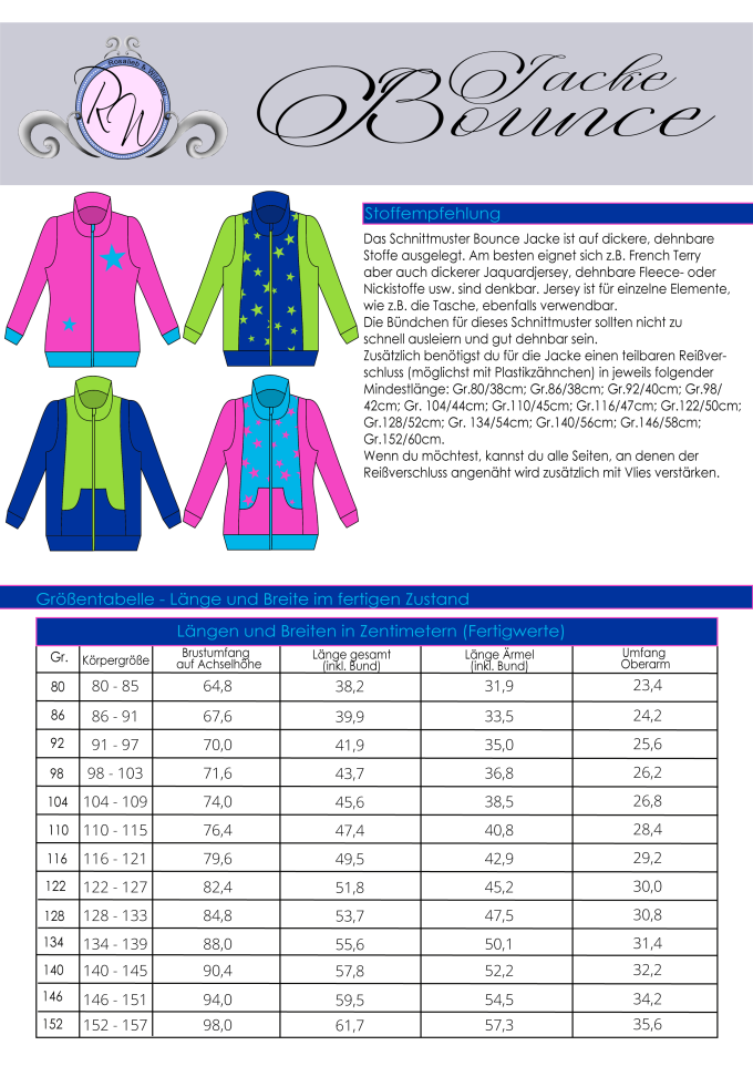 E-Book Rosalieb & Wildblau Bounce Jacke Kids
