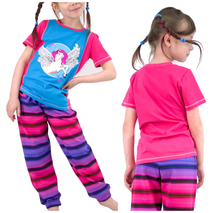 Patron t-shirt enfant pdf Bounce Shirt Rosalieb & Wildblau, en allemand